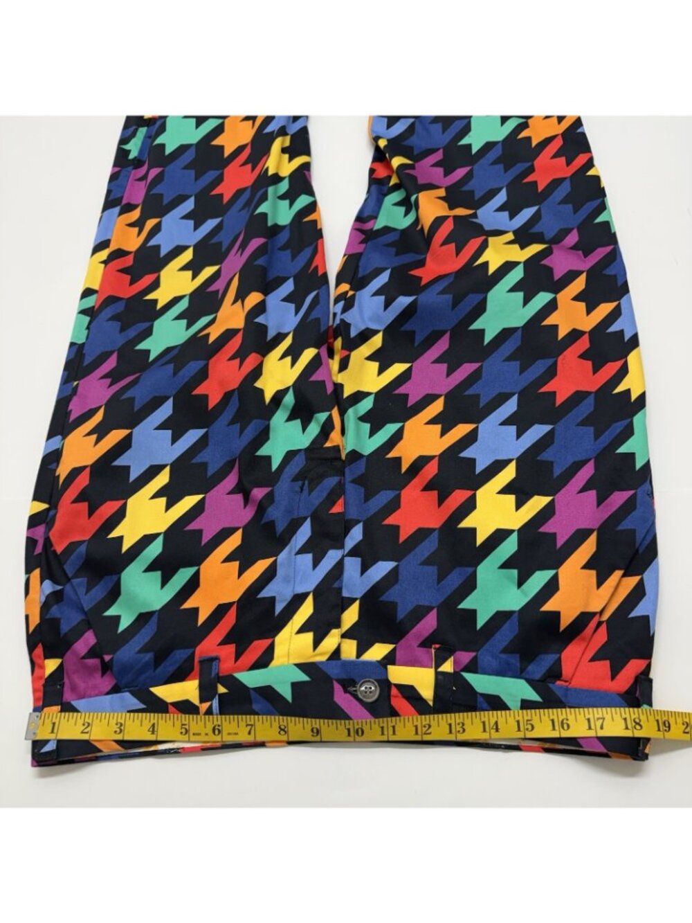 Loudmouth Razzle Dazzle Mens Golf Pants 36 X 29.5 Colorful Herringbone Print - Picture 11 of 14